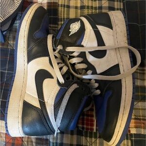 Nike Kids Sneakers Black White Blue